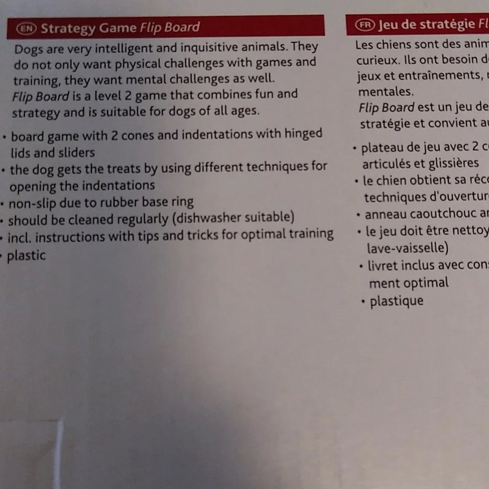 Trixie Dog Activity Board Game LAST CHANCE Donating Soon